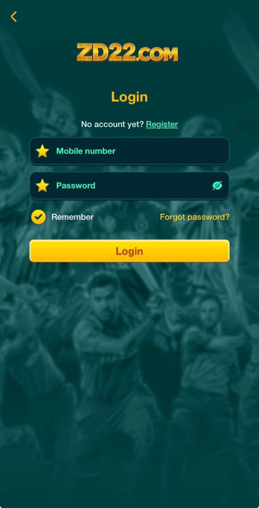 ZD22 Game Login