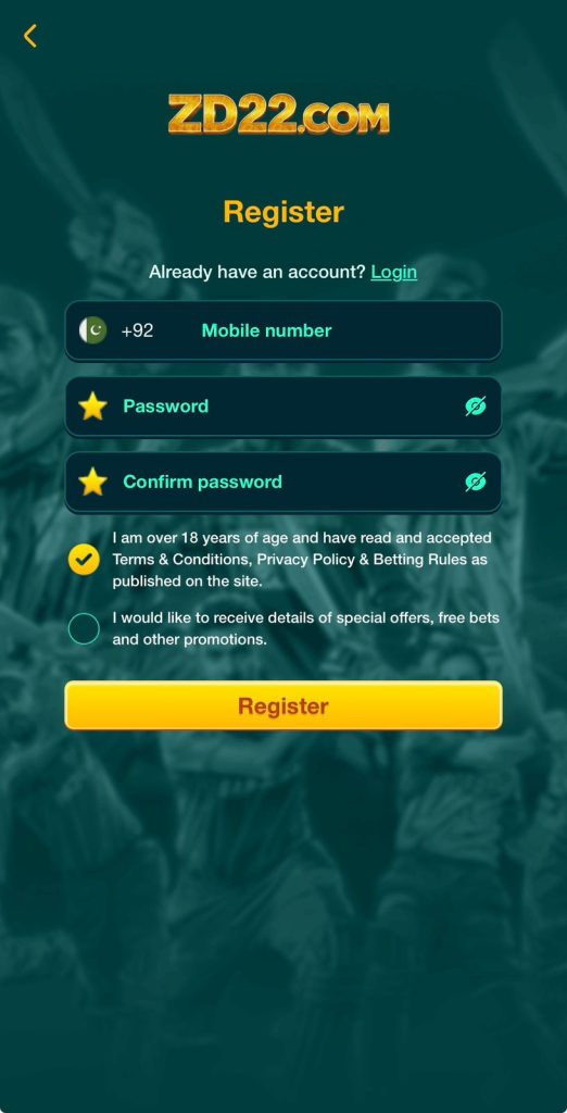 ZD22 Register
